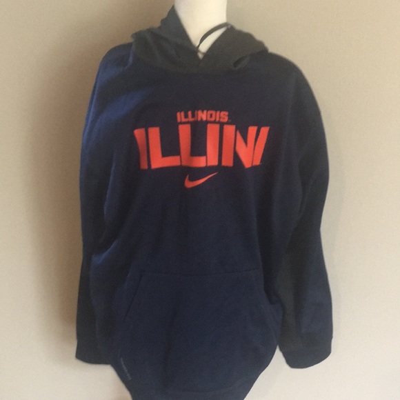 University of Illinois Nike Hooded Sweatshirts - Picture 1 of 3